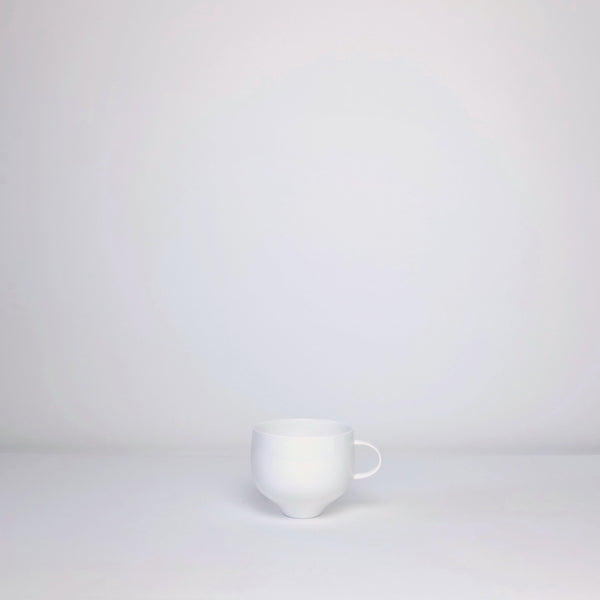 White porcelain mug