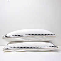 Aztec emb. pillow case: Pair