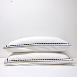 Aztec emb. pillow case: Pair