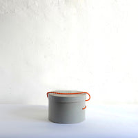 Vintage BRAMSON grey hat box