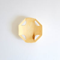Balsa wood round tray