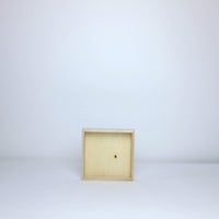Square wood tray