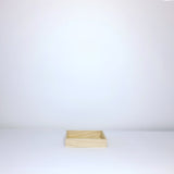 Square wood tray
