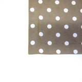 Stone + white dot pillow cases: Reversible pair