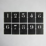 Vintage box of various stencils