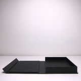 Black archive boxes