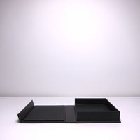Black archive boxes