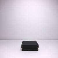 Black card box with lid