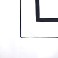 Black striped pillowcase: pair