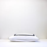 Black striped pillowcase: pair