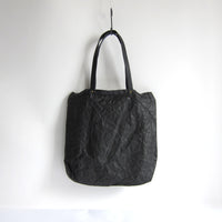 Paper black tote bag