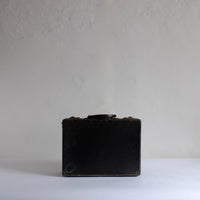 Black square suitcase