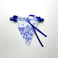 Blue + white bunting