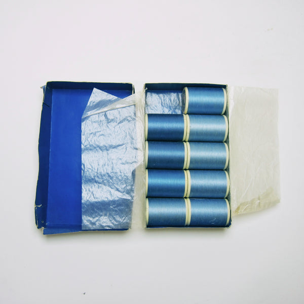 DMC box blue thread