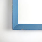 Blue wood frame