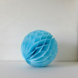 Paper hanging ball: Blue