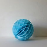 Paper hanging ball: Blue