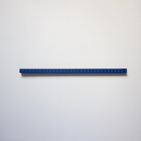 Square blue ruler