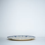 Vintage large oval ceramic tray