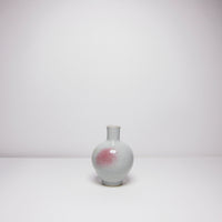 Blush marked crackle vase