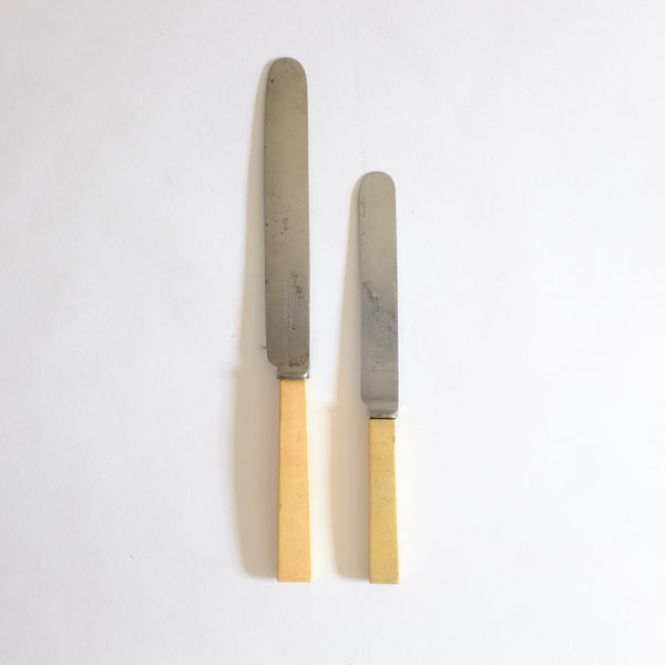 Bone handled butter knives