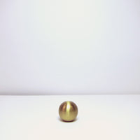Brushed brass ball