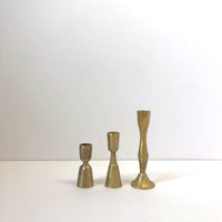 Brass candle holders