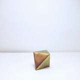 Brushed brass rhomboid