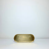 Brass scolloped edged tray