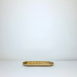 Brass scolloped edged tray