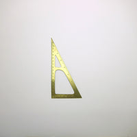 Brass 60º set square