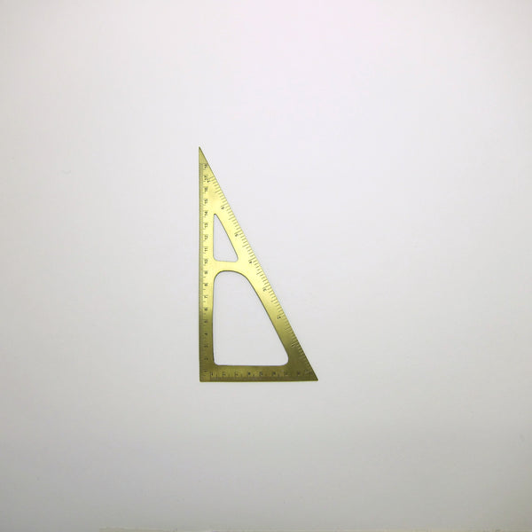 Brass 60º set square