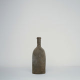 Brown stoneware bottle