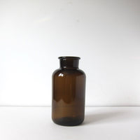 Brown glass bottle
