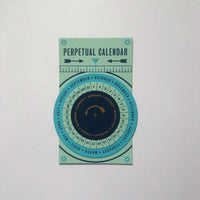 Perpetual card calendar