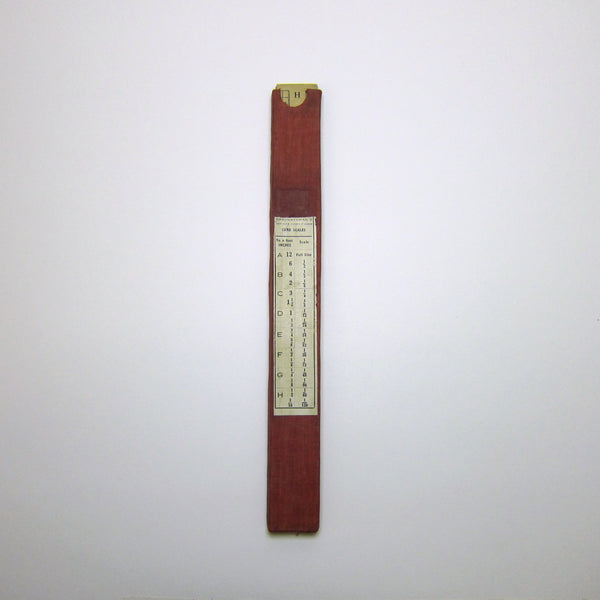 Vintage scale rulers