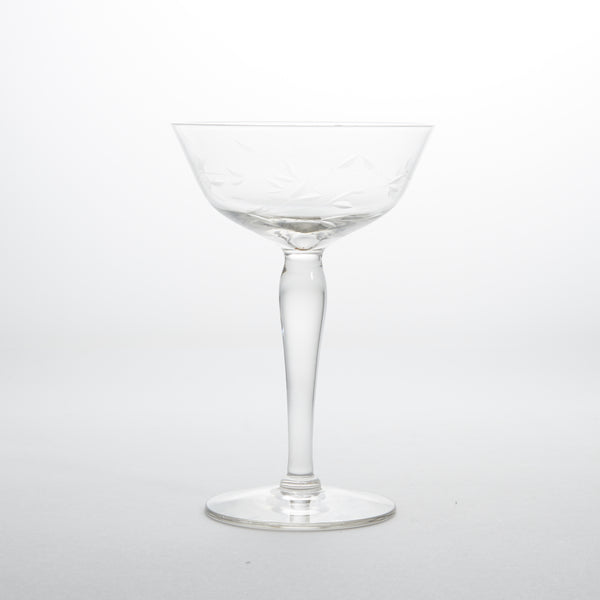 Tall champagne coupe