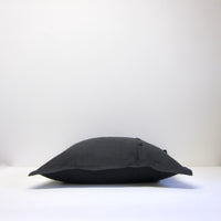 Charcoal linen cushion