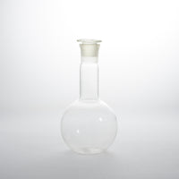 Clear glass chemistry bottle