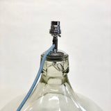Large clear Carboy lamp base