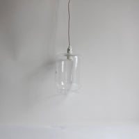 Clear glass pendant light