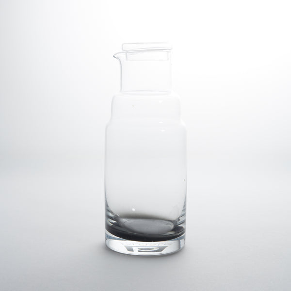 Ombre glass carafe with glass
