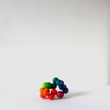 Coloured wood ball chain