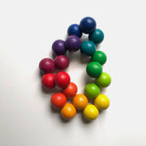 Coloured wood ball chain