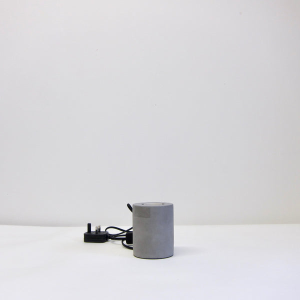 Concrete lamp base