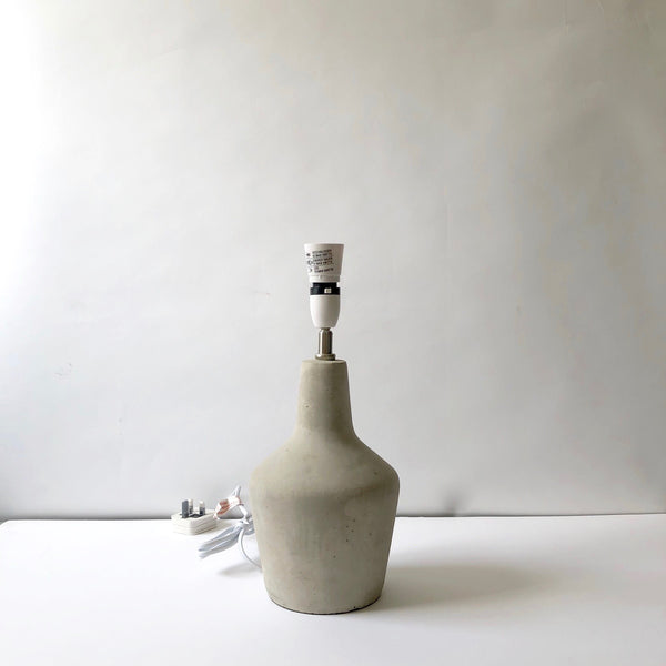 Concrete lamp base
