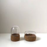 Cork + glass storage cannister