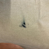 Sand brushed cotton curtain panel