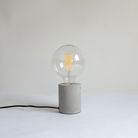 Concrete lamp base