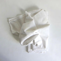 White damask tablecloth